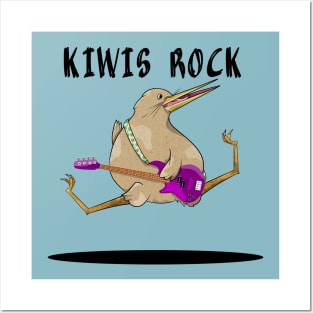 Kiwi Bass Player Posters and Art